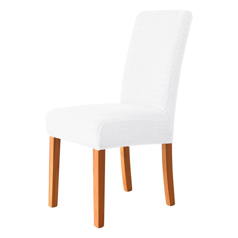 

Универсальный высокоэластичный чехол на стул с высокой спинкой, жаккардовые чехлы на стулья размера M, столовая, кухня, офис, дом, кукурузная фланель M