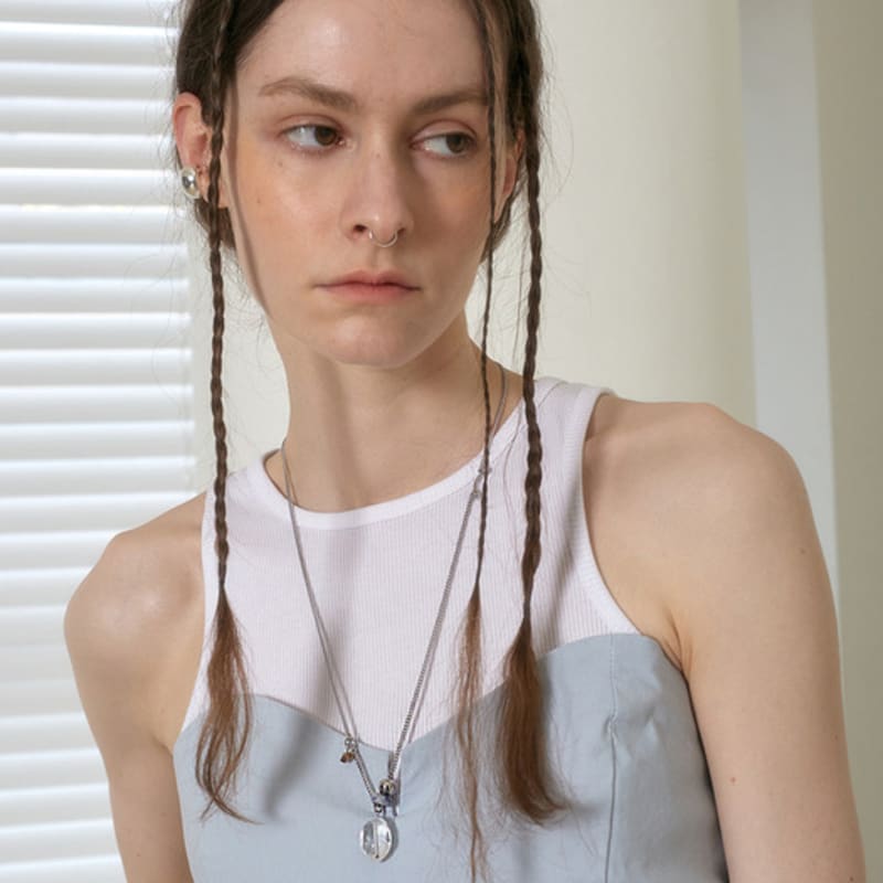 HYPNOTIZE GEMSTONE LONG NECKLACE