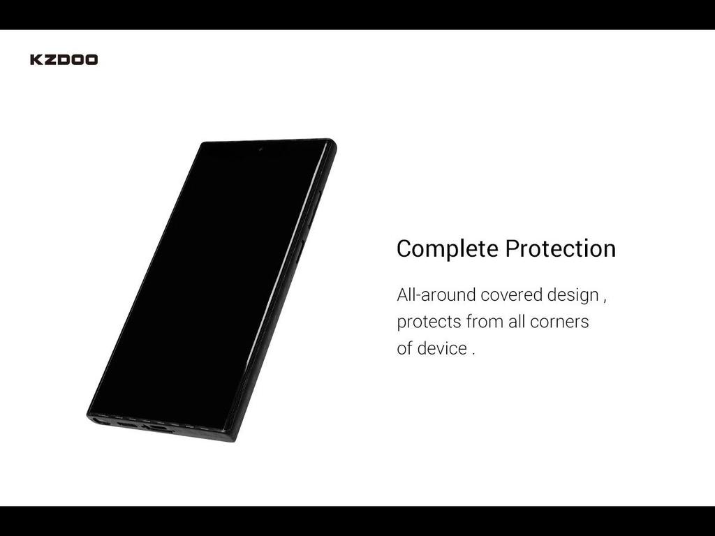 KZDOO Carbon Fiber Pattern Case for Samsung S25/S25 Plus/S24 Ultra