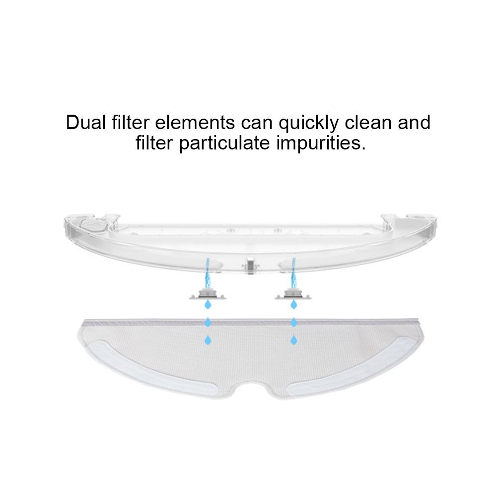 12pcs Sweeping Robot Vacuum Cleaner Filter Assembly Replacement Accessory Fit for XIAOMI Roborock