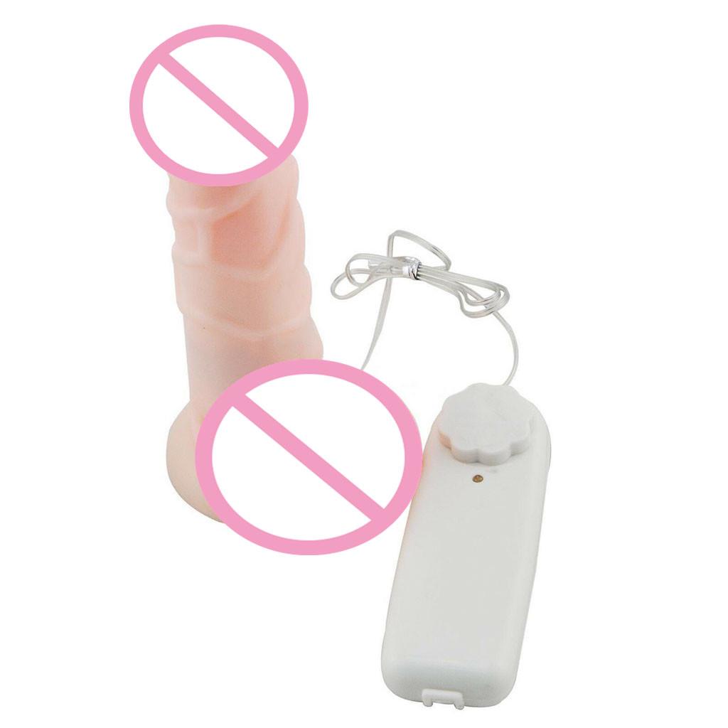 Realistisk Multispeed Vibrator Dildo Sugekopp Voksen Leke Kvinner Kvinner
