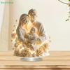 2D Flat Acrylic Jesus Birth Scene Table Centerpiece Accessory For Home Decor Party Ornment