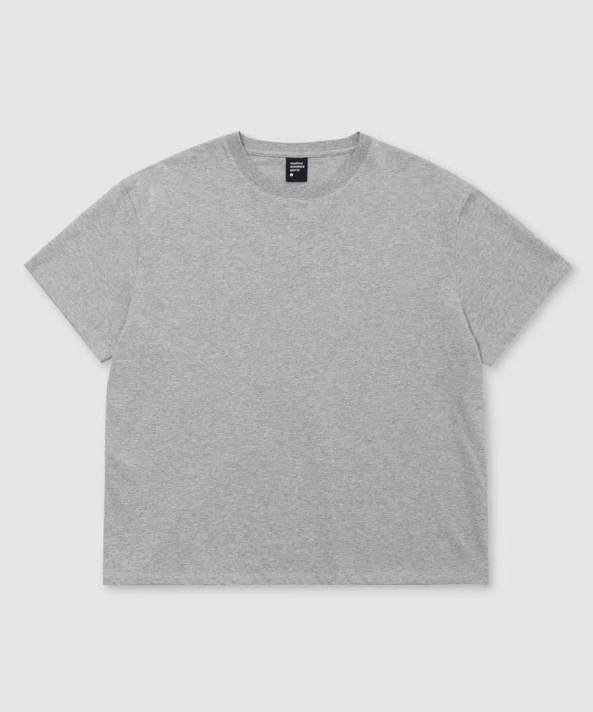 MUSINSA STANDARD SPORTS Cotton Mesh Oversized Crop Short Sleeve (4 Colors)