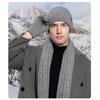 Warm Winter Hat Soft Long Knit Scarf Fashion Beanie Hat Scarf Gloves Set  for Women & Men