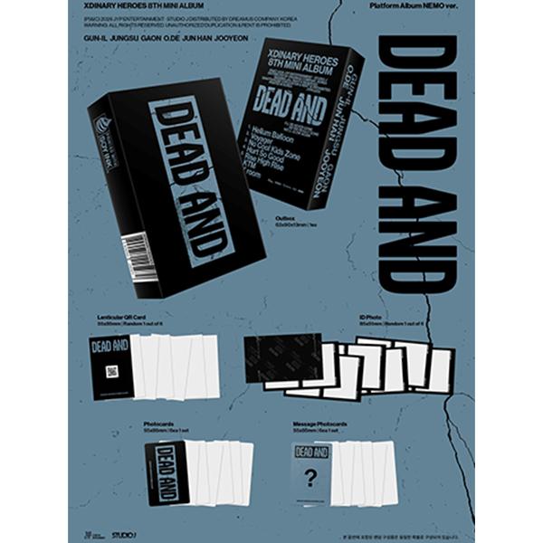 [Pre-order] Xdinary Heroes 8th Mini Album [DEAD-AND] SET 3EA