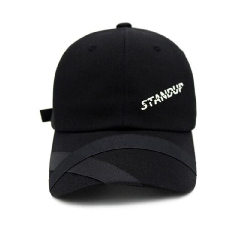 STANDUP [STANDUP] Band Black Color Ball Cap
