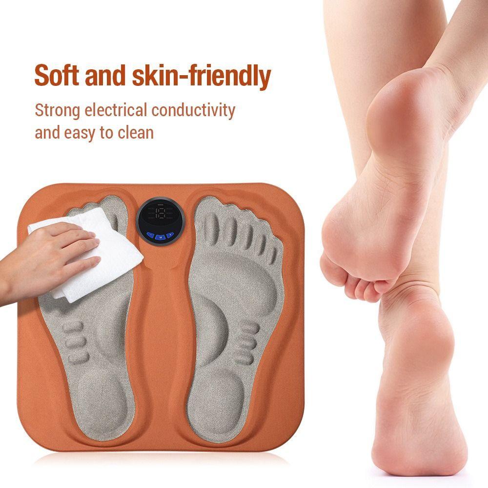 6 Mode Smart 3D Foot Massage Pad Foldable Foot Circulation Massager EMS Foot Massager Pad  Home