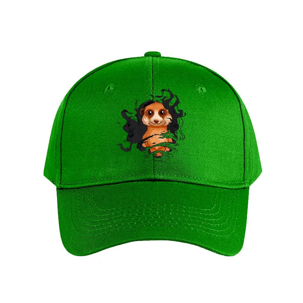 Surrealer Erdmännchen Kunst Grafik Baseballkappe Mode Outdoor Sport Sonnenhut Unisex Snapback Kappe Damen