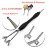 Dental Crown Holder Posterior & Anterior Crown Bridge Placer Remover Silicone Handle With Scoop Ball Carver