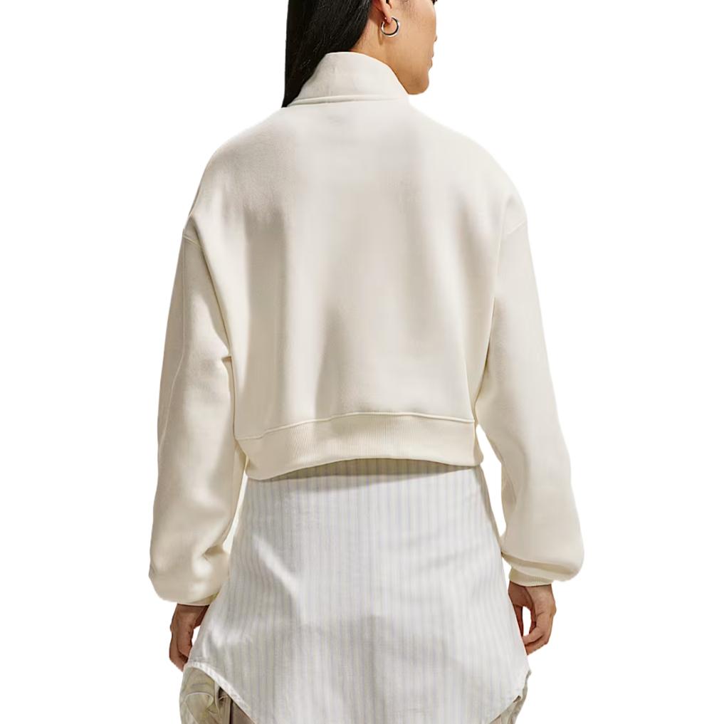 Nike Sweatshirts Women's Canvas White/Black Turtleneck Moderate IM8543-133