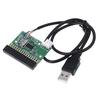 1PCS 1.44MB 3.5" Floppy Drive Connector 34 PIN 34P To USB Cable Adapter PCB Board