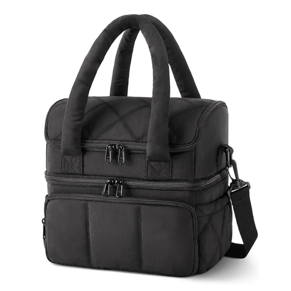 Thickened Lunch Bag Double Layer Insulated Bag Handbag Cooler Bag  Lunch Carrying