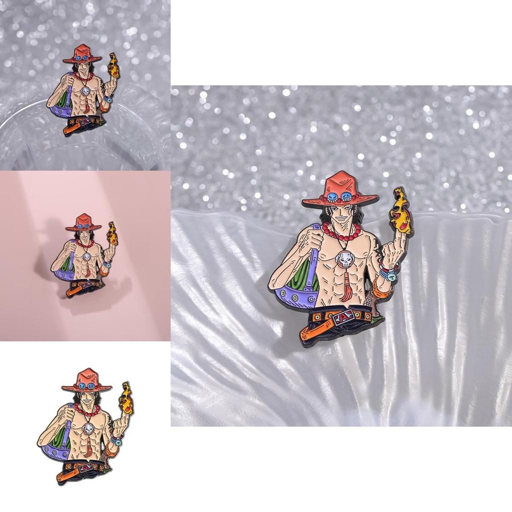 Unique Anime Character Brooch Stylish Metal Badge For Cosplay And Fashion Accessories
