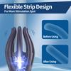 Male Glans Stimulate Massager 10 Modes Penis Delay Trainer Vibrator Rotate Masturbator Automatic Oral Climax Sex Sex Toy For Men