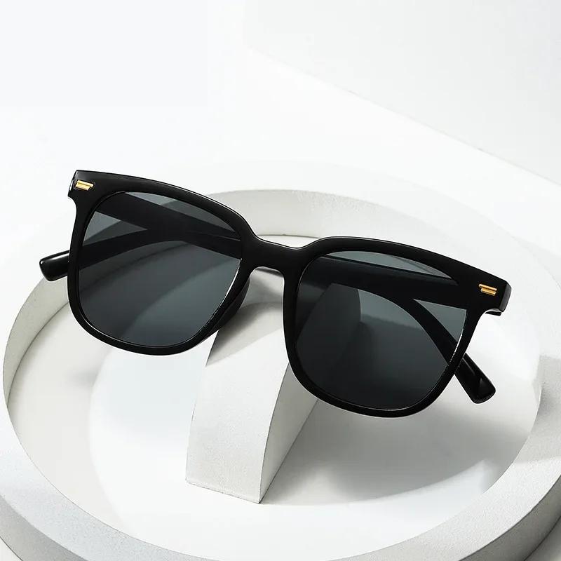 Female Big Frame Square Sunglasses Women Men Cool Colorful Sun Glasses Mirror Colors Designer Brand Fashion