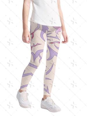 RUMI Anime Kpop Dämonen jagende Mädchengruppe Kinder Leggings in Slim-Fit