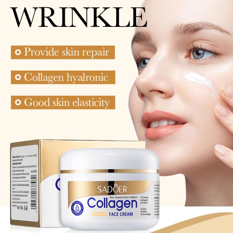 Kollagencreme 100g SADOER Hydratisierend Feuchtigkeitsspendend Verjüngend Feuchtigkeitscreme