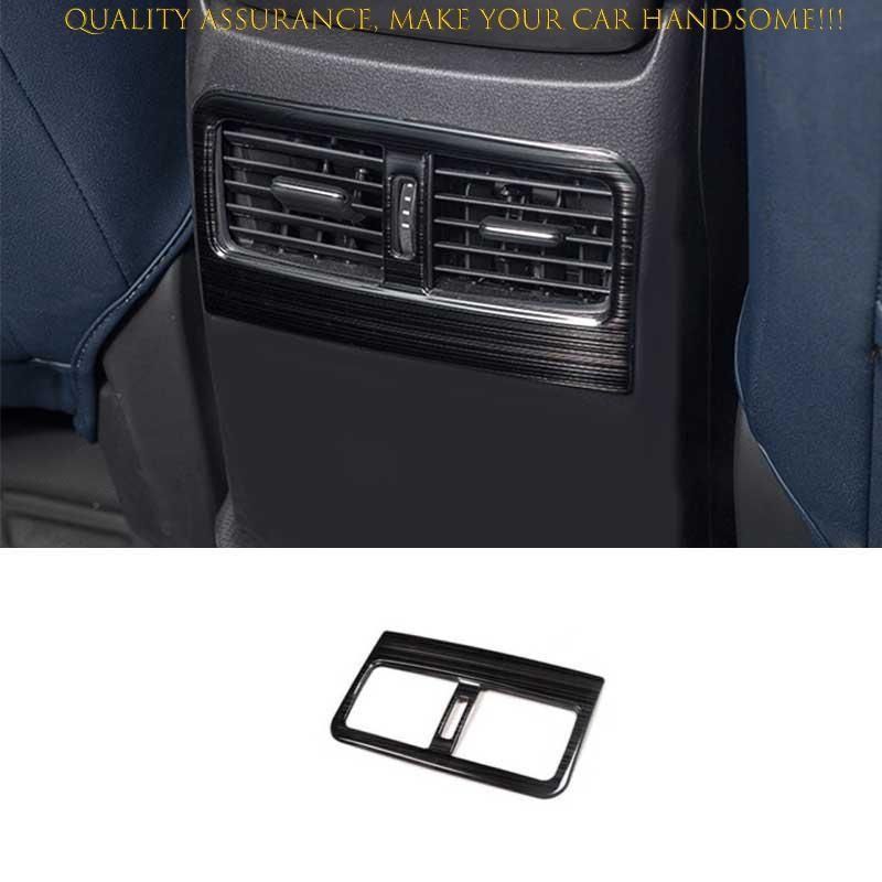 For Mazda CX-30 2020-2023 Black Titanium Rear AC Air Outlet Vent Cover Trim 1pcs