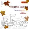 Creative Transparent Glass Candle Holder