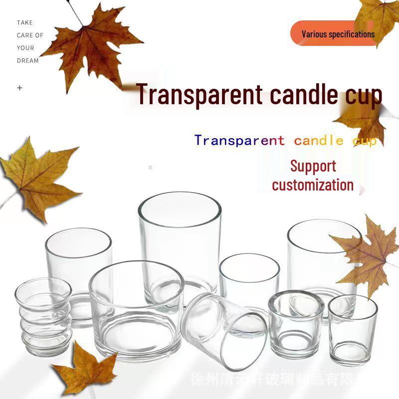 Creative Transparent Glass Candle Holder