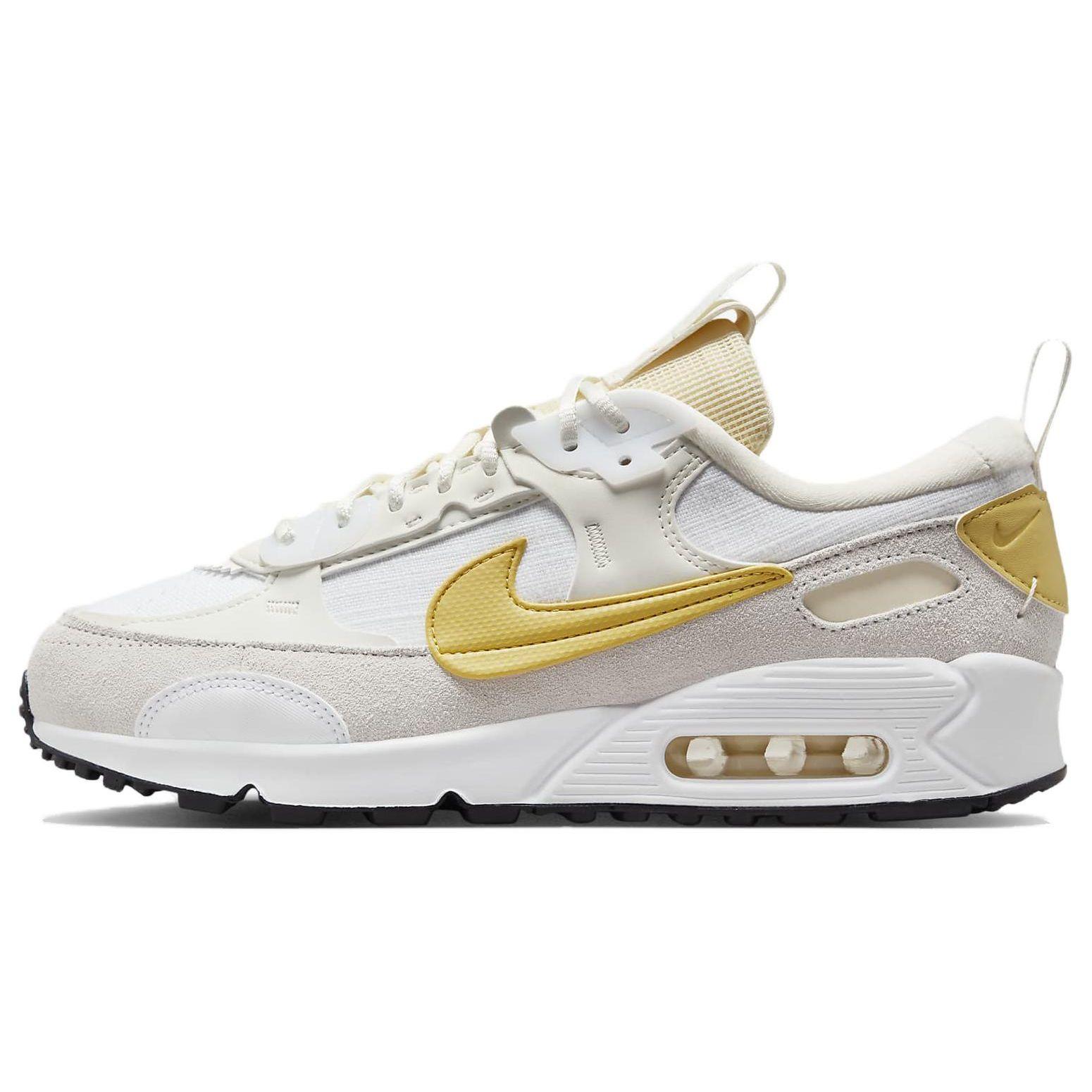 

Nike Air Max 90 Futura Белый/Золотой Сатурн (Женский) Женские кроссовки Парус Кокосовое молоко DV7190-102 38