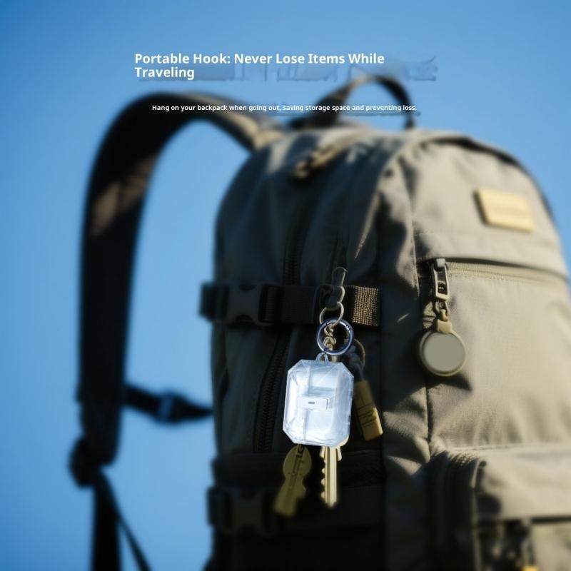 Clear Protective Case For Pods Pro3 Secure Lock Design Includes Keychain Set Easy Cleaning