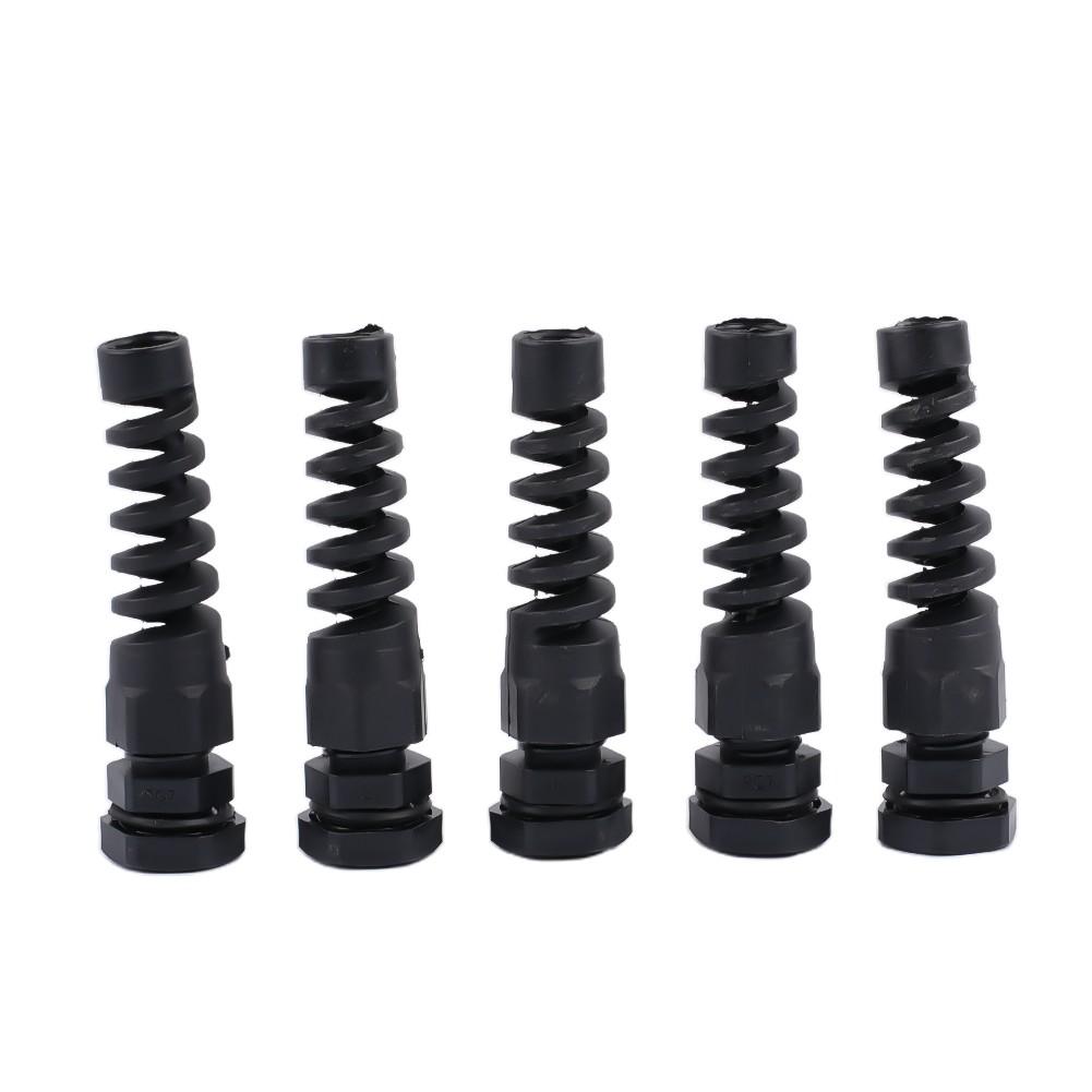 

Innovative Spiral Strain Relief Protector for Cable Gland Set of 5