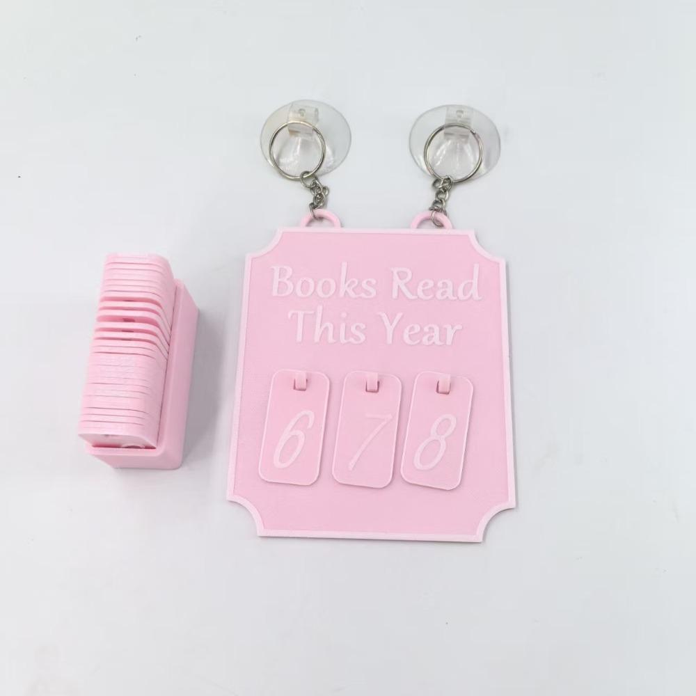 

Книги, прочитанные в этом году Книжная полка Прилавок Книжный декор Знак для любителя книг Управление планом чтения розовый