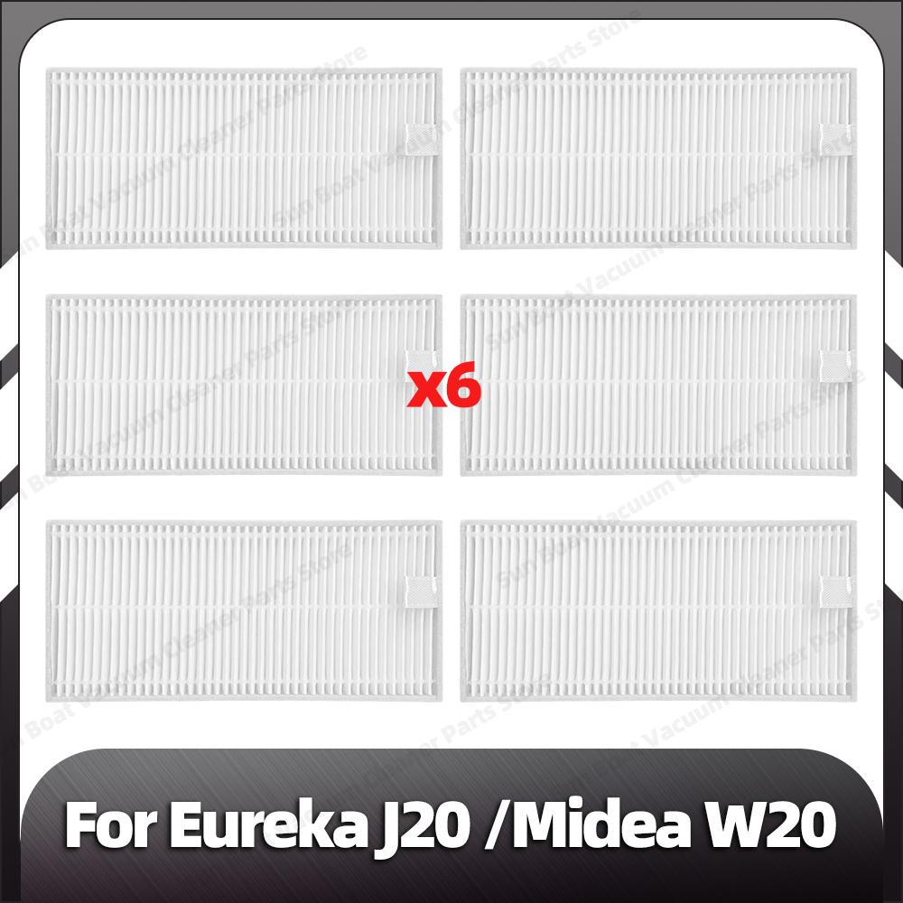 

Совместимость с Eureka J20 / Midea W20 сменная основная боковая щетка HEPA фильтр пылесборники запасные части аксессуары