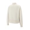 Women's Adidas Sweatshirts Women's Ecru Lapel Moderate Straight Fit