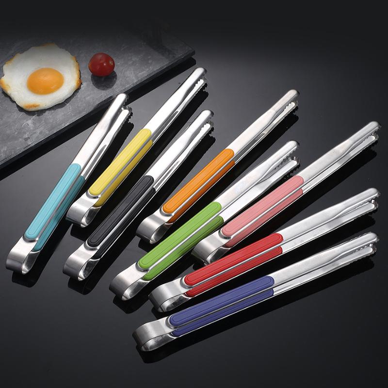 Stainless Steel Barbecue Clip Non-Slip Thickened Simplicity Portable Clip Multifunction Buffet Steak Food Clip Bbq Tools