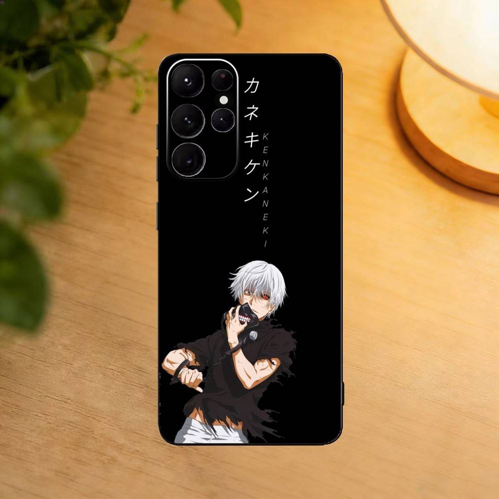 Tokyo Ghoul Kaneki Ken phone Case For Samsung S25,24,21,22,23,30,Ultra,20,Plus,Fe,Lite,Note Soft Black Cover