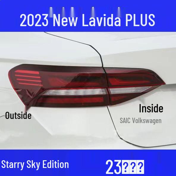Светодиодная задняя фара в сборе для VW Lavida Plus 2023 года, левая/правая крышки и фонари заднего хода/торможения. 2023 Lavida Left Inner Driver Side