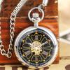 Kleine Krone Vintage Steampunk Mechanische Taschenuhr Handaufzug Silber Goldfarben Herren Dame Hohl Kettchen Uhr Für Herren Damen