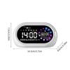 Intelligent Digital Alarm Clock Extra Loud Alarm Rechargeable LED Display Timer For Deep Sleepers Contemporary Design