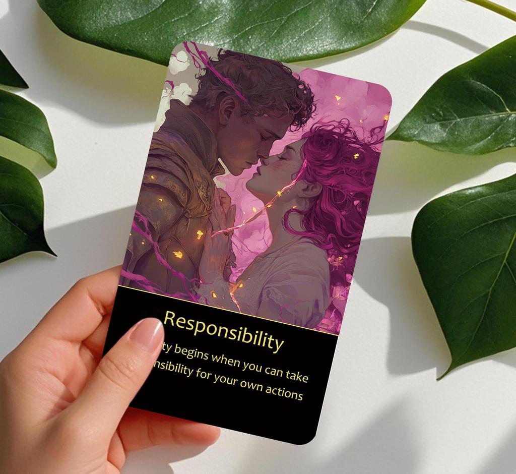 MUILKVY Beginner's Oracle Cards, Energy Healing, Soul Truth Revealing, Clear Karma Cards