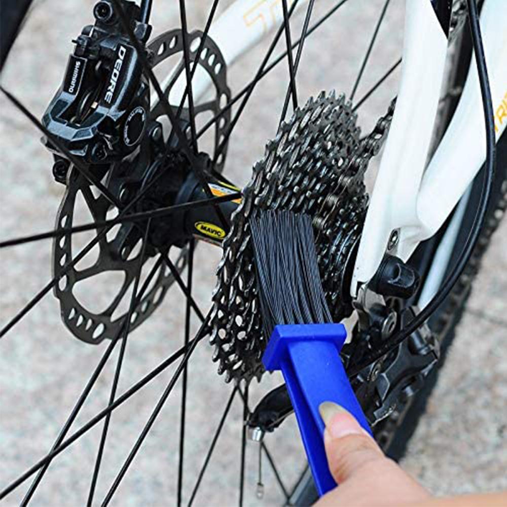 Chain Cleaner Brush Outdoor Scrubber Tool Plastic Brush for Motorcycle Bicycle Mountain Cycling Gear