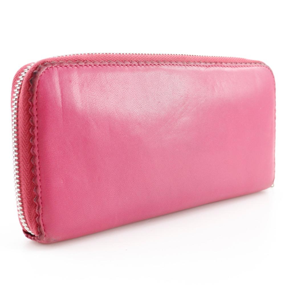 LOEWE anagram Purse pink lambskin Women Used