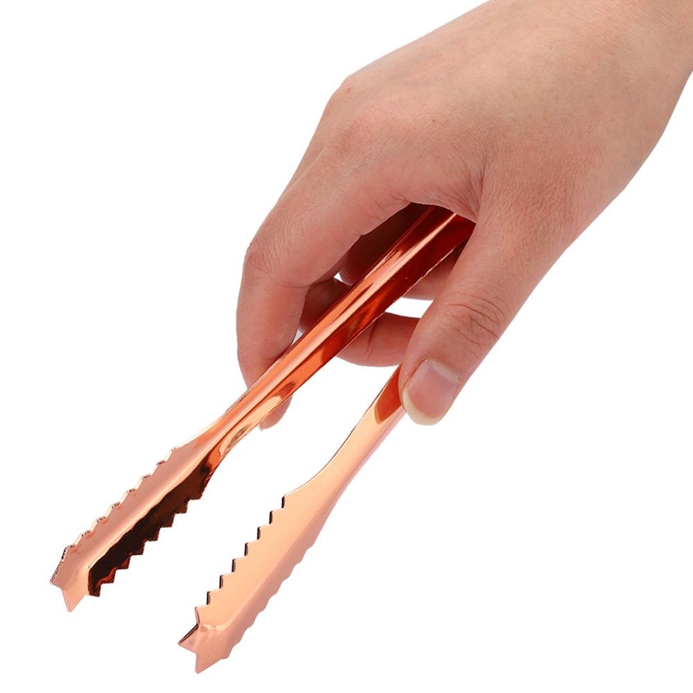 Serrated Tip Stainless Steel Food Clip 304 Stainless Steel Ice Clip Food Tongs Restaurant