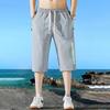 Playboy Men's Ice Silk Quick-Dry 3/4 Casual Sport Shorts