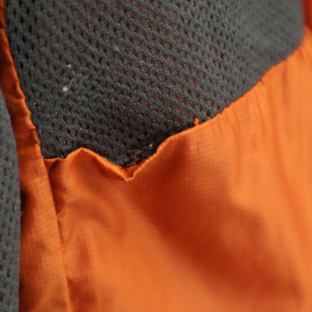 Columbia Check Pattern Banego Creek Jacket S Orange Outdoors Men's Used