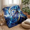 Coperta a tema Chelsea FC Morbida coperta in flanella Coperta morbida da divano Coperta accogliente per divano e letto per la decorazione della casa