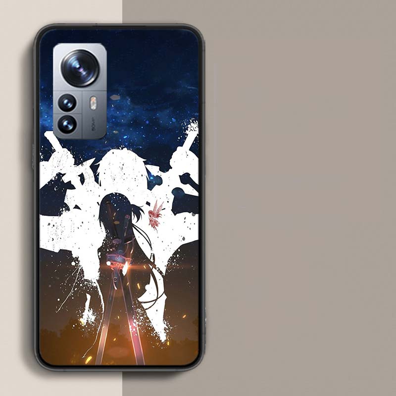 Sword Art Online SAO Anime Phone Case For Xiaomi 15 Poco X7 X6 F7 14 Ultra Mi F6 F5 F4 F3 X5 X4 X3 M6 Pro M5 M5S M3 Capa Coque