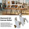 1 Pair Rhinestone Art Canvas Holder Universal Adjustable Rhinestone Painting Table Clamp Plastic Rhinestone Art Painting Roller Tool