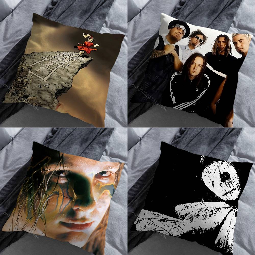 Band KKorn Rock pillow over living room sofa cushion cover home decoration bedroom room bed pillow cover
