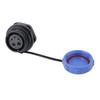 WEIPU SP21 SP2112/S Female Socket Industrial Electrical Connector Waterproof Bulkhead Panel Mount 2 3 4 5 6 7 8 9 12 15Pin