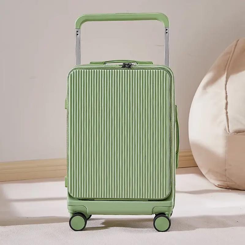 TianYin Front-Opening PC Multi-functional Travel Luggage 24 inches