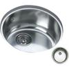 Sink - TEKA - BE DIAM39 (10125006) - Round Stainless Steel 18/10 Sink - Undermount - Deep. 180 Mm