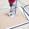 Bohrständer Vertikaler Bohrführer Multifunktionaler Bohrständer mit hoher Präzision Dübelloch-Befestigung CNC-gefräste Aluminiumlegierung Doppelplatte Kompatibel mit