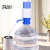 Hand Press Water Pump Manual for 5 Gallon Jug, Siphon Convenient Camping Dispenser with Food-Grade Silicone Seal, Leak-Proof Drinking Transfer
